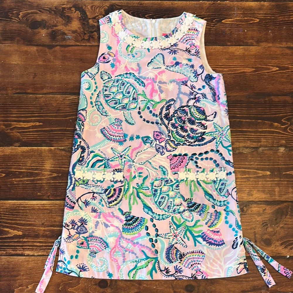 Lilly Pulitzer Multicolor Dress with Sea Life Print